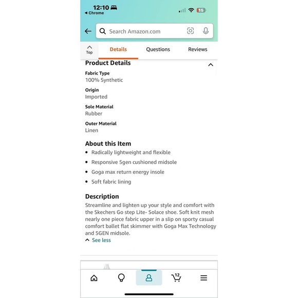 Sketchers GOGA MAX go step light slip on shoes - Picture 10 of 10